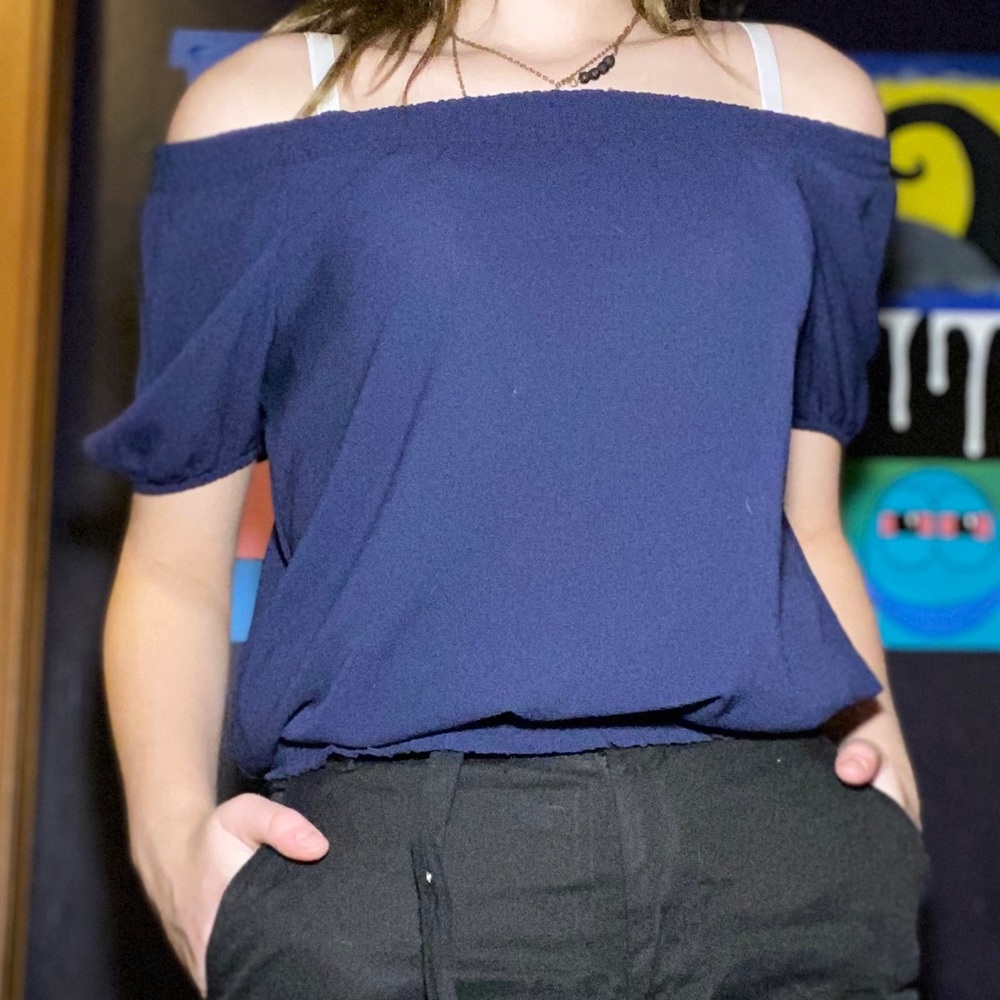 off the shoulder shirt